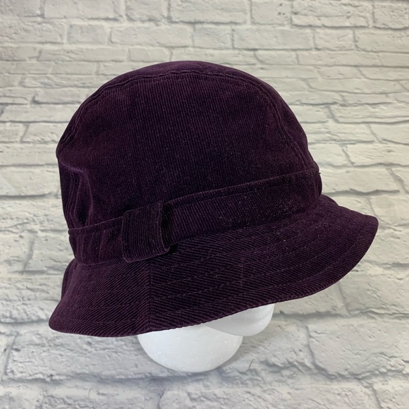 Corduroy Bucket Hat Deep Purple 